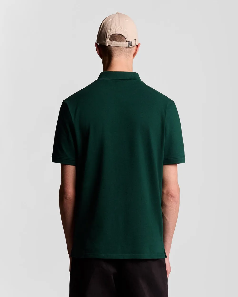 Lyle & Scott Mens Cotton Polo Shirt | Dark Green sold by The Foot Factory product image thumbnail 4