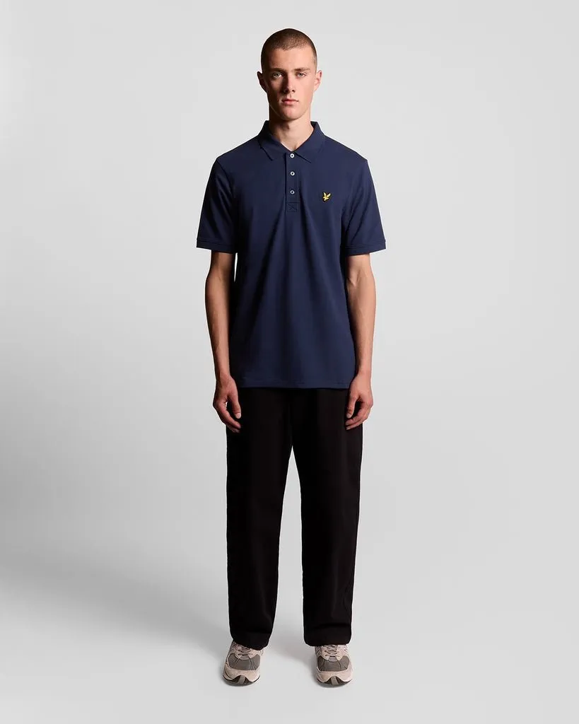Lyle & Scott Mens Cotton Polo Shirt | Navy sold by The Foot Factory product image thumbnail 2