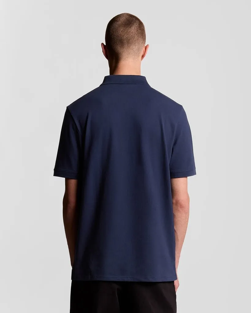 Lyle & Scott Mens Cotton Polo Shirt | Navy sold by The Foot Factory product image thumbnail 4