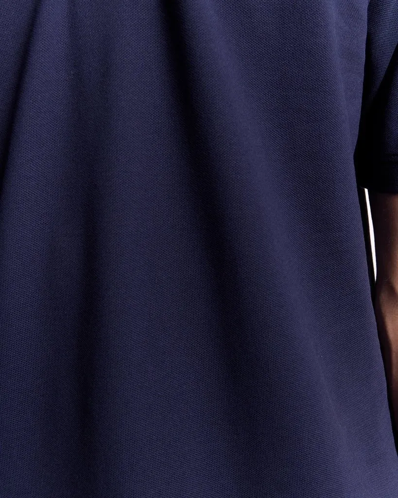 Lyle & Scott Mens Cotton Polo Shirt | Navy sold by The Foot Factory product image thumbnail 5