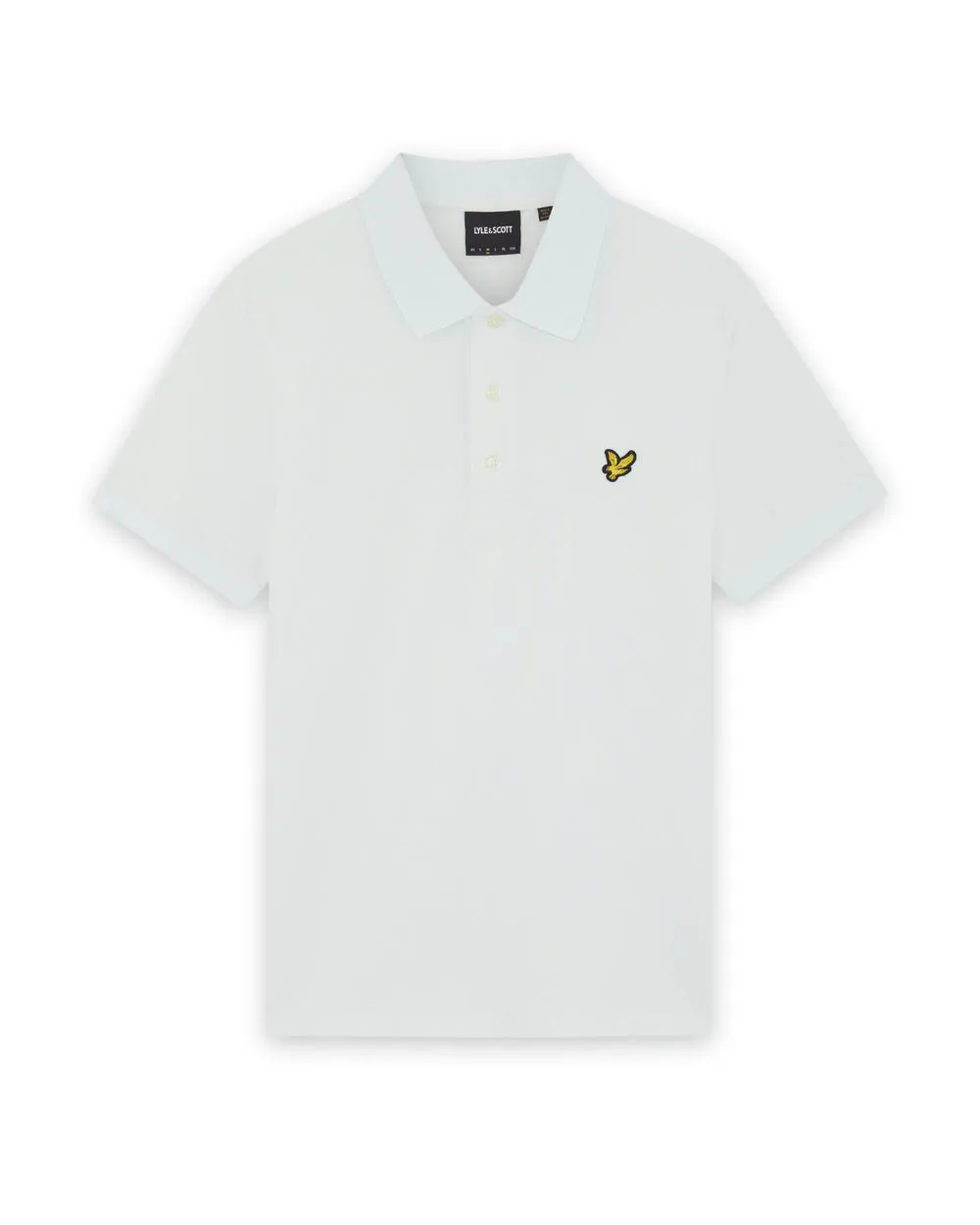 Lyle & Scott Mens Cotton Polo Shirt | Blue Ice sold by The Foot Factory product image thumbnail 5
