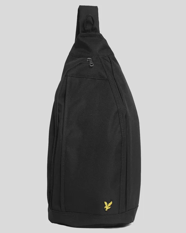 Lyle & Scott Sling Bag | Jet Black sold by The Foot Factory