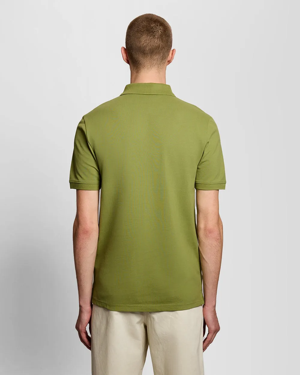Lyle & Scott Mens Cotton Polo Shirt | Shrub Green sold by The Foot Factory product image thumbnail 4