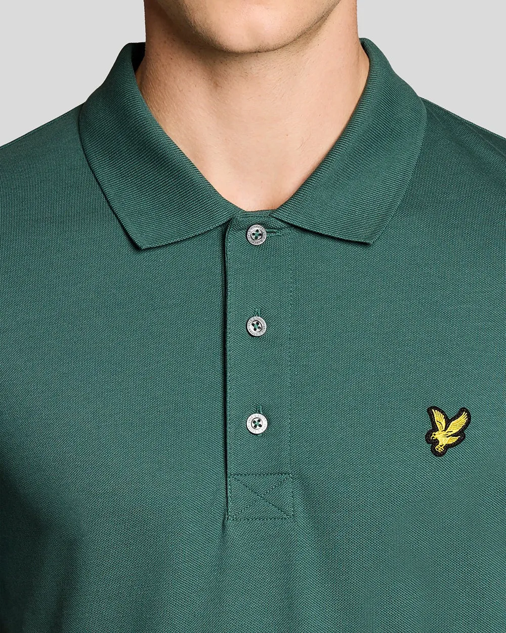 Lyle & Scott Mens Cotton Polo Shirt | Everglade sold by The Foot Factory product image thumbnail 3