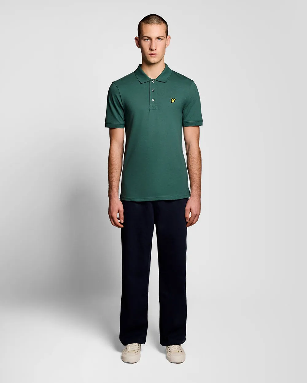 Lyle & Scott Mens Cotton Polo Shirt | Everglade sold by The Foot Factory product image thumbnail 2