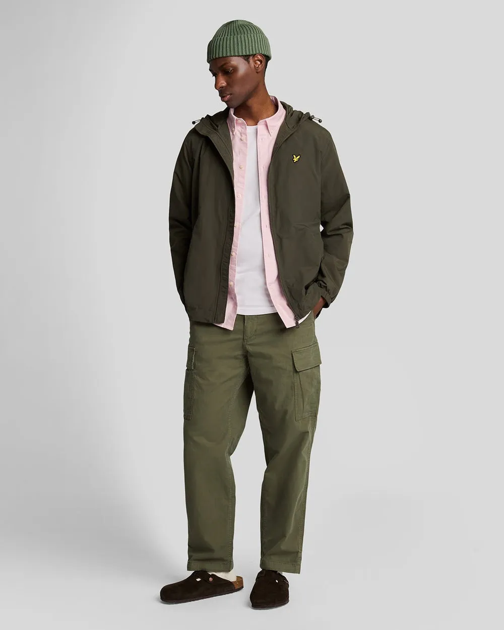 Lyle & Scott Mens Short Sleeve Oxford Shirt | Light Pink sold by The Foot Factory product image thumbnail 2