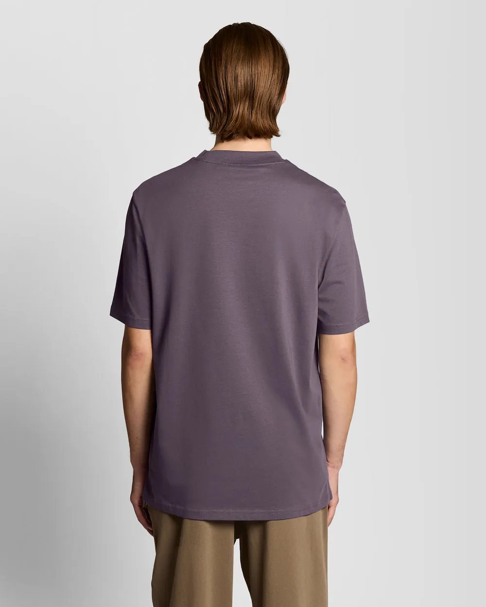 Lyle & Scott Mens Oversized Cotton Crew Neck T-Shirt | Graystone sold by The Foot Factory product image thumbnail 4