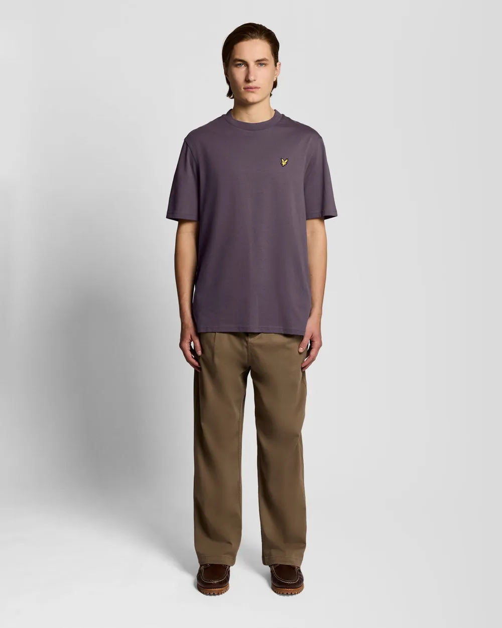 Lyle & Scott Mens Oversized Cotton Crew Neck T-Shirt | Graystone sold by The Foot Factory product image thumbnail 2