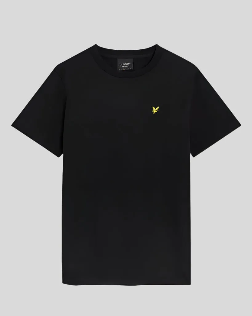 Lyle & Scott Mens Oversized Cotton Crew Neck T-Shirt | Jet Black sold by The Foot Factory product image thumbnail 5