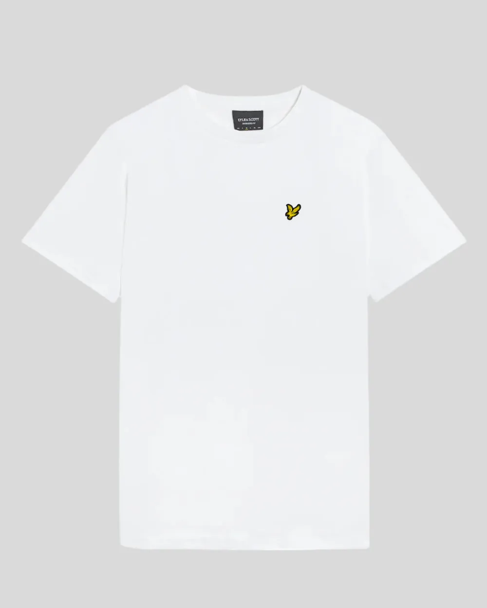 Lyle & Scott Mens Oversized Cotton Crew Neck T-Shirt | White sold by The Foot Factory product image thumbnail 5