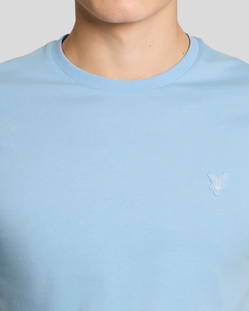 Lyle & Scott Mens Superfine Cotton T-Shirt | Airy Blue sold by The Foot Factory product image thumbnail 4