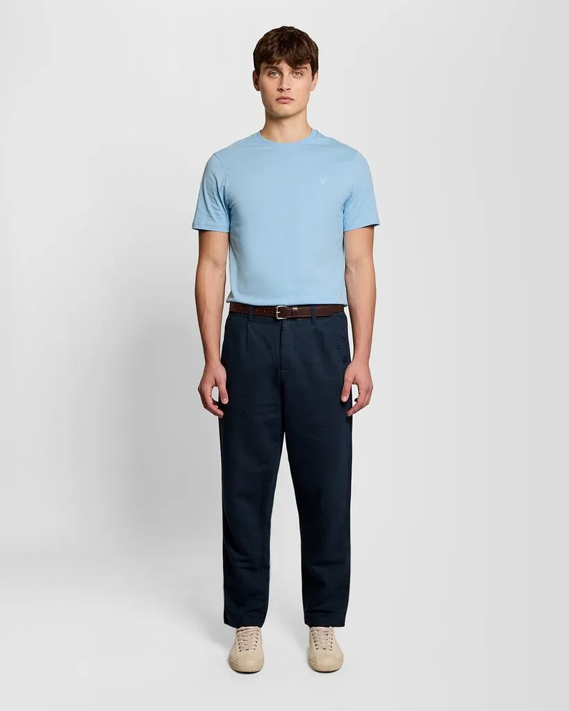 Lyle & Scott Mens Superfine Cotton T-Shirt | Airy Blue sold by The Foot Factory product image thumbnail 2
