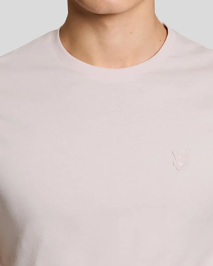 Lyle & Scott Mens Superfine Cotton T-Shirt | Light Pink sold by The Foot Factory product image thumbnail 3