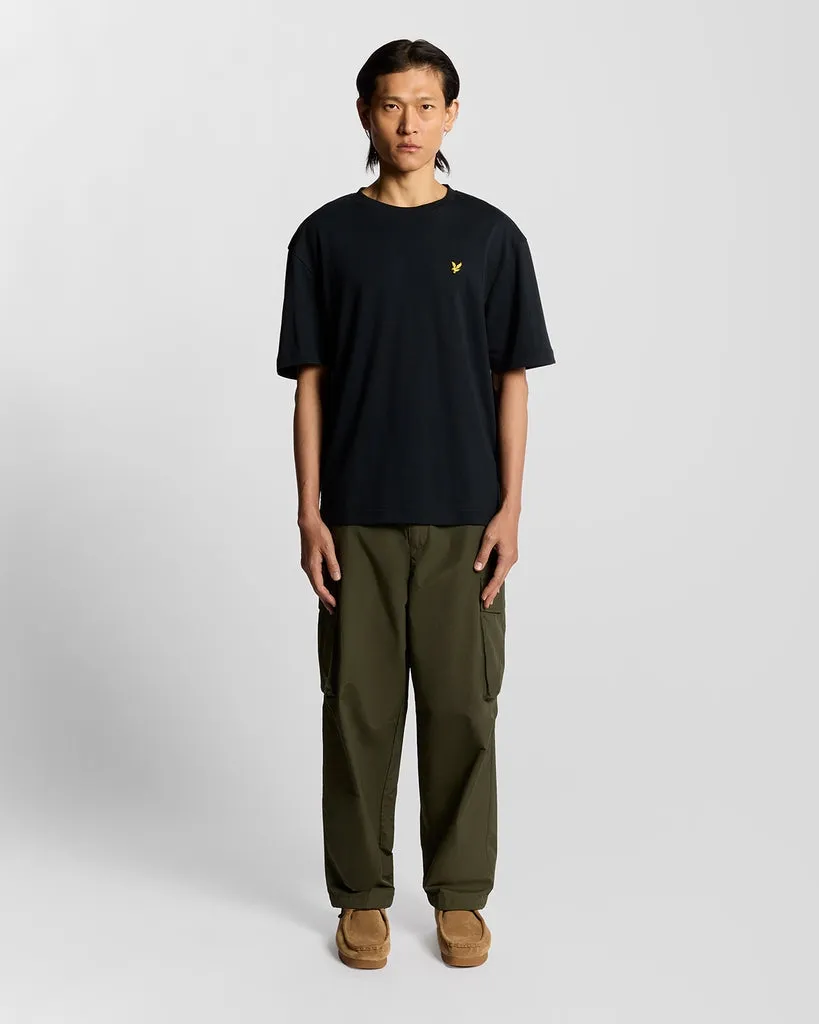 Lyle & Scott Mens Ultra Soft Cotton Blend T-Shirt | Dark Navy sold by The Foot Factory product image thumbnail 2