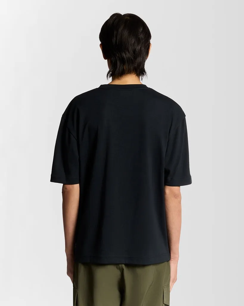 Lyle & Scott Mens Ultra Soft Cotton Blend T-Shirt | Dark Navy sold by The Foot Factory product image thumbnail 4