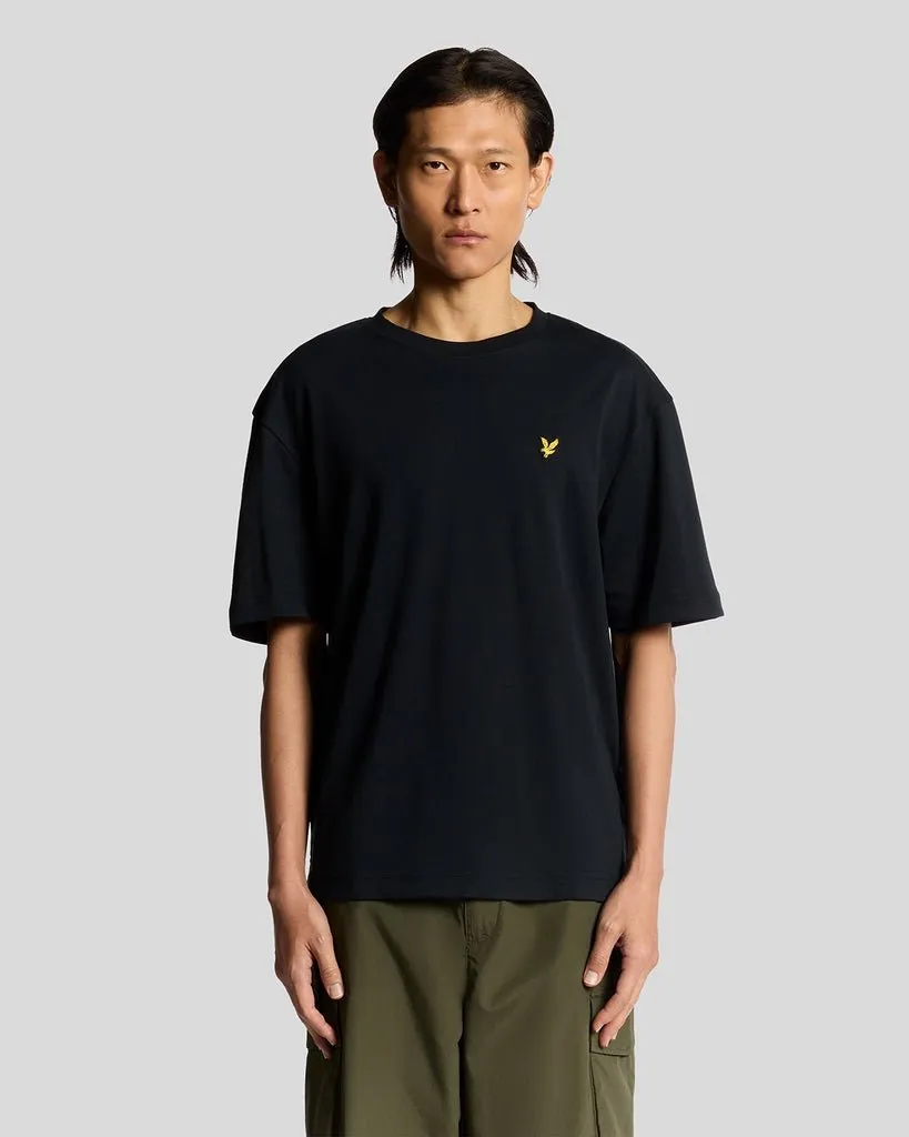 Lyle & Scott Mens Ultra Soft Cotton Blend T-Shirt | Dark Navy sold by The Foot Factory