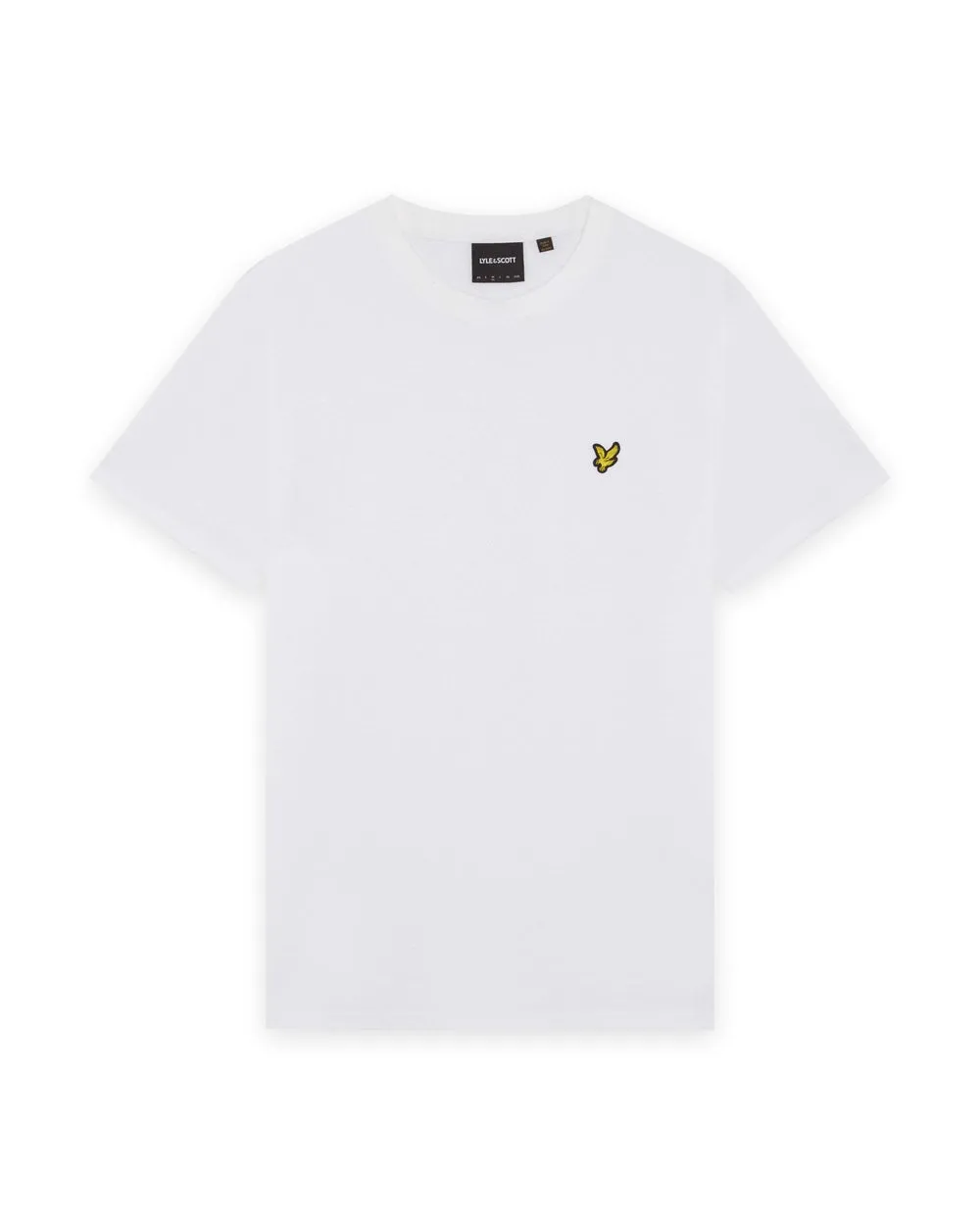 Lyle & Scott Mens Popcorn Textured Jacquard T-Shirt | White sold by The Foot Factory product image thumbnail 5