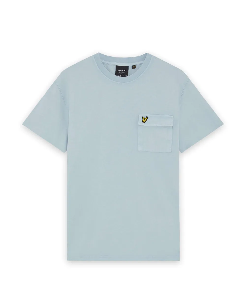 Lyle & Scott Mens Cargo Pocket T-Shirt | Opal Blue sold by The Foot Factory product image thumbnail 5