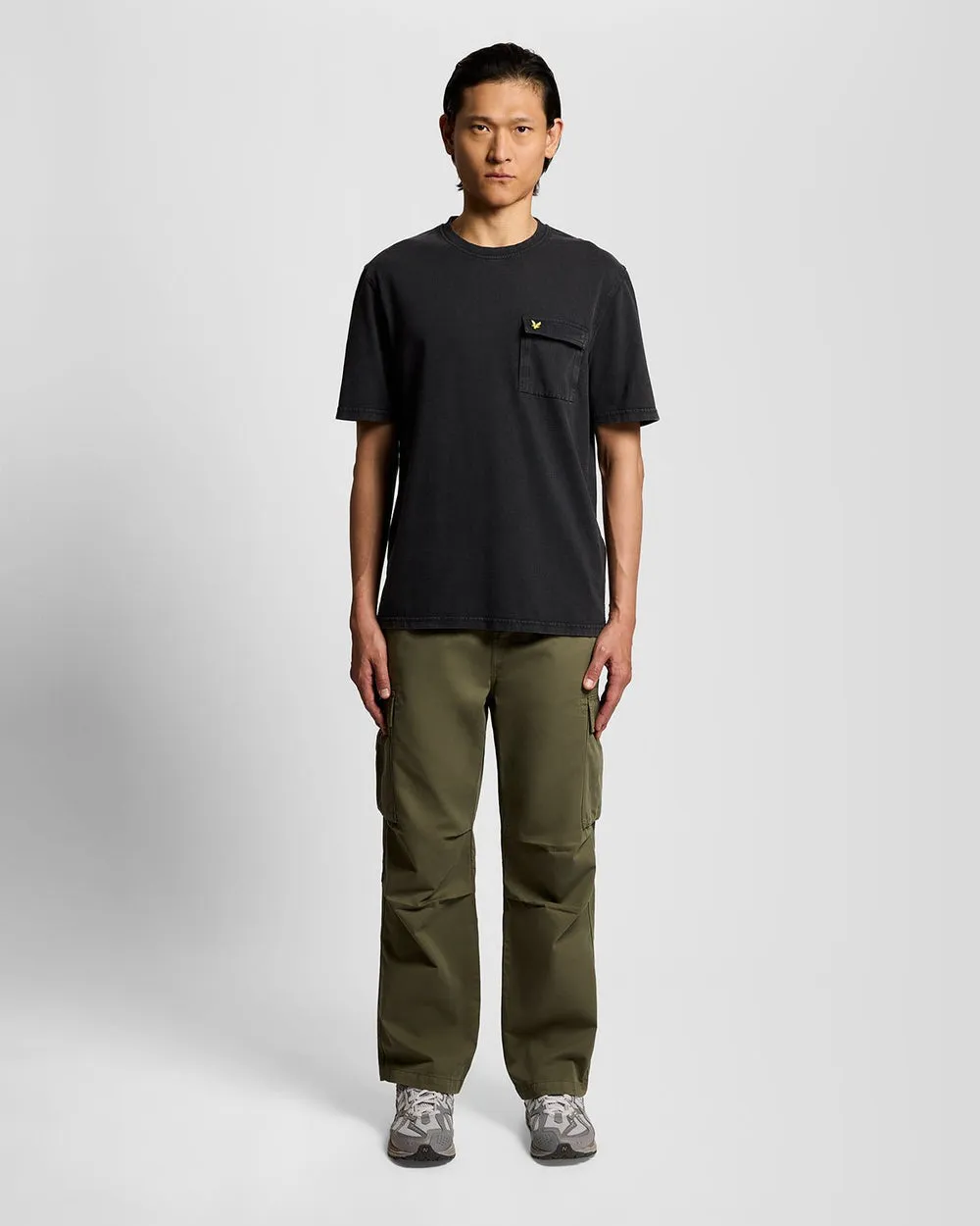 Lyle & Scott Mens Cargo Pocket T-Shirt | Jet Black sold by The Foot Factory product image thumbnail 2