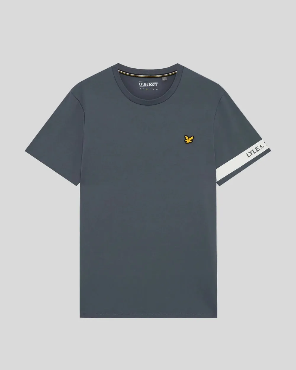 Lyle & Scott Mens Sports Sleeve Detail T-Shirt | Turbulence sold by The Foot Factory product image thumbnail 5
