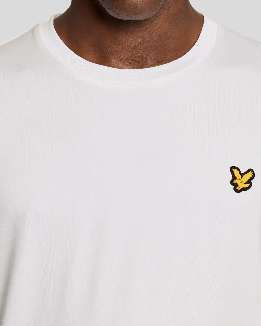 Lyle & Scott Mens Sports Sleeve Detail T-Shirt | White sold by The Foot Factory product image thumbnail 3