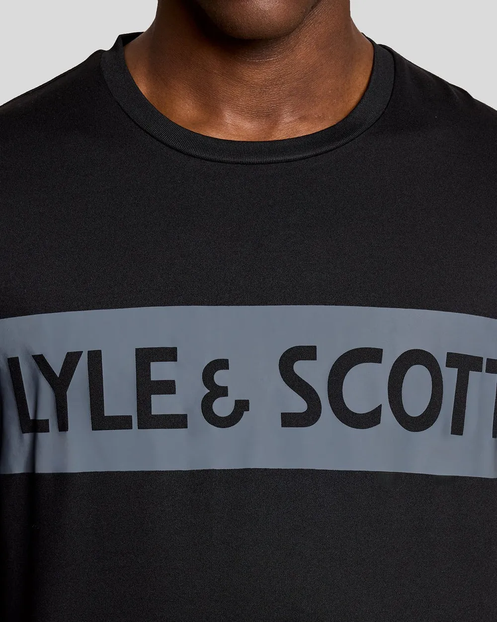 Lyle & Scott Mens Sports Chest Logo T-Shirt | Jet Black sold by The Foot Factory product image thumbnail 3