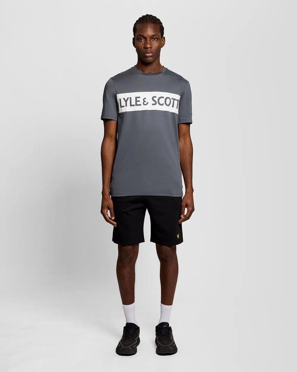 Lyle & Scott Mens Sports Chest Logo T-Shirt | Turbulence sold by The Foot Factory product image thumbnail 2