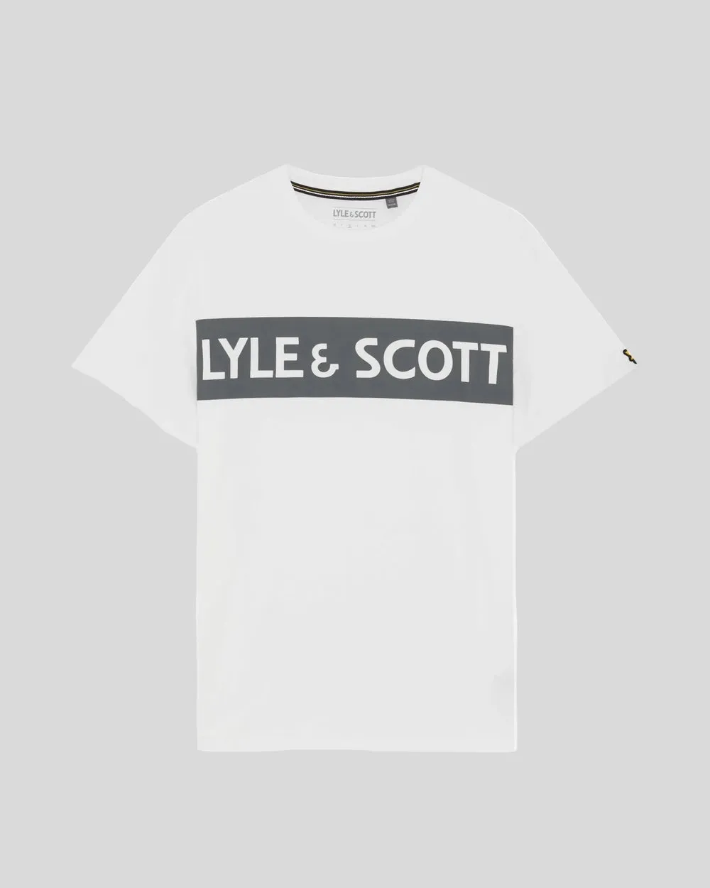 Lyle & Scott Mens Sports Chest Logo T-Shirt | White sold by The Foot Factory product image thumbnail 5