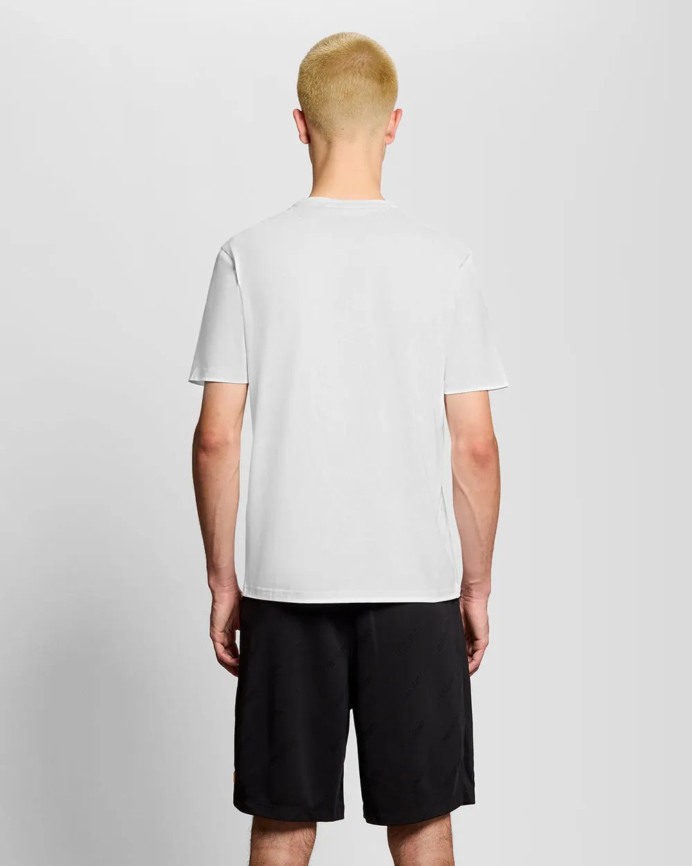 Lyle & Scott Mens Sports Short Sleeve T-Shirt | White sold by The Foot Factory product image thumbnail 4