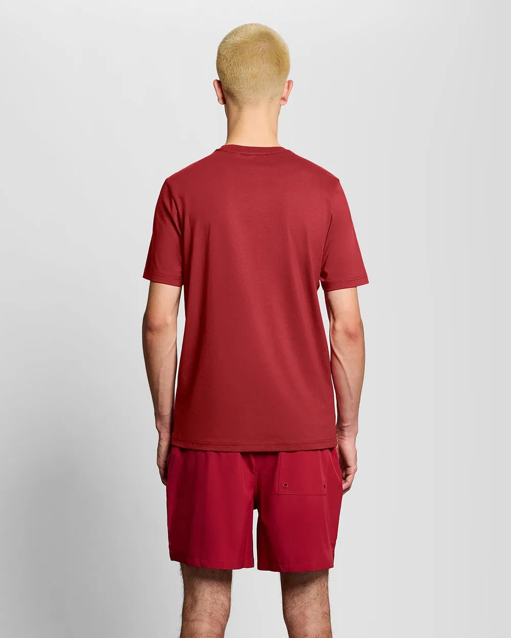 Lyle & Scott Mens Sports Short Sleeve T-Shirt | Garnet sold by The Foot Factory product image thumbnail 4