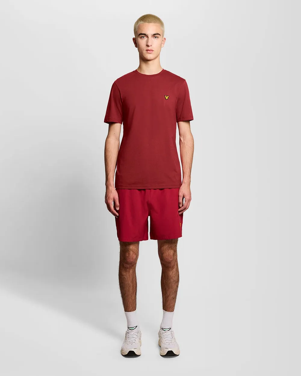 Lyle & Scott Mens Sports Short Sleeve T-Shirt | Garnet sold by The Foot Factory product image thumbnail 2