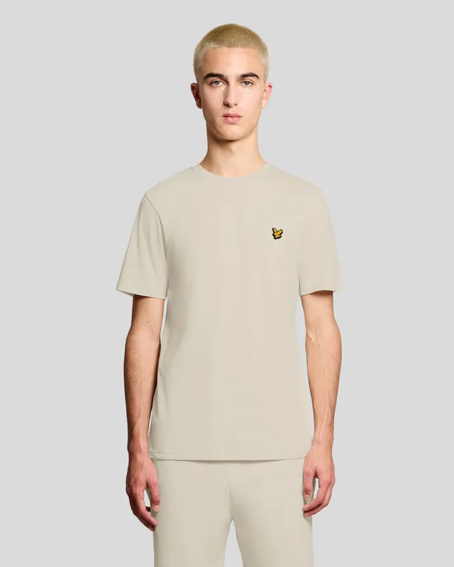 Lyle & Scott Mens Sports Short Sleeve T-Shirt | Whitecap Grey sold by The Foot Factory