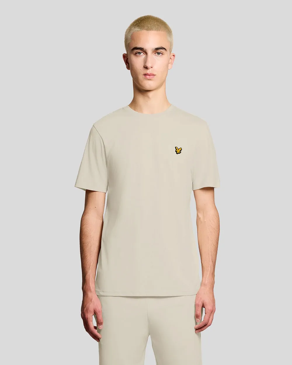 Lyle & Scott Mens Sports Short Sleeve T-Shirt | Whitecap Grey sold by The Foot Factory