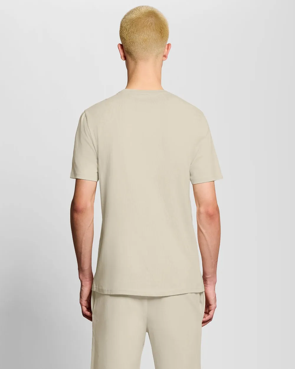 Lyle & Scott Mens Sports Short Sleeve T-Shirt | Whitecap Grey sold by The Foot Factory product image thumbnail 4