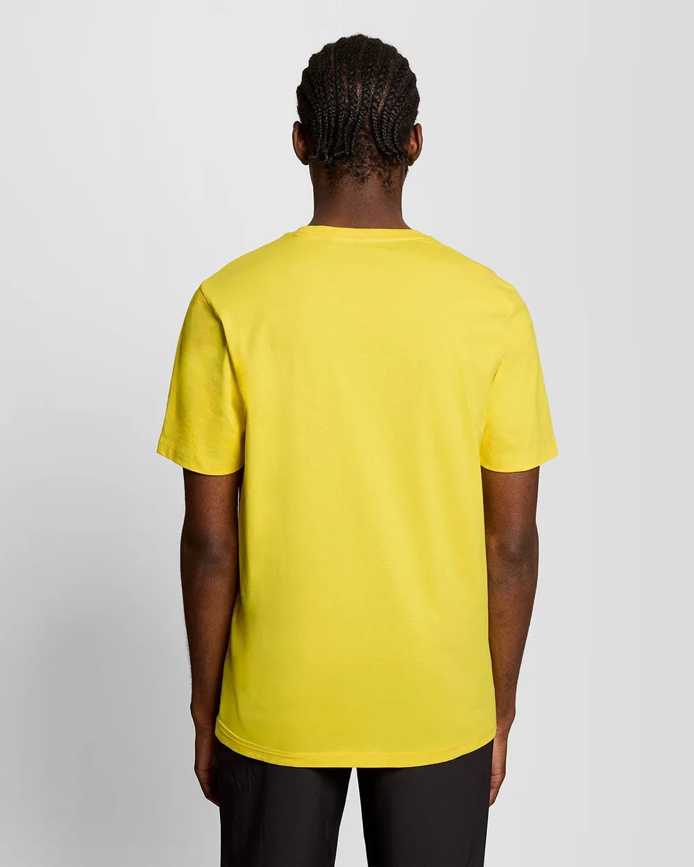 Lyle & Scott Mens Sports Short Sleeve T-Shirt | Electric Yellow sold by The Foot Factory product image thumbnail 4