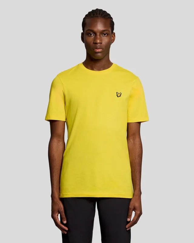 Lyle & Scott Mens Sports Short Sleeve T-Shirt | Electric Yellow sold by The Foot Factory