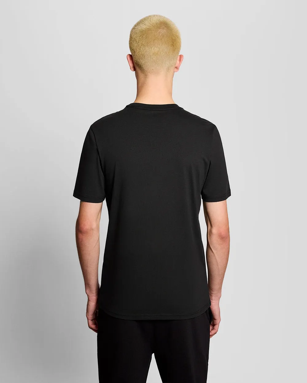Lyle & Scott Mens Sports Short Sleeve T-Shirt | Jet Black sold by The Foot Factory product image thumbnail 4