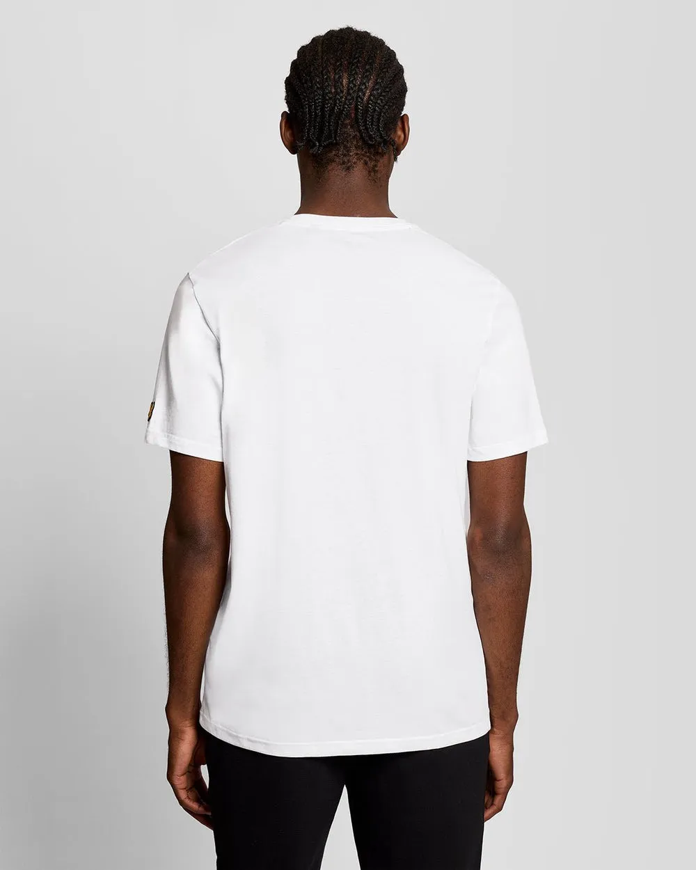 Lyle & Scott Mens Sports Redefined Graphic Logo T-Shirt | White sold by The Foot Factory product image thumbnail 4