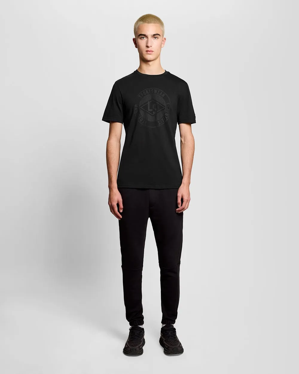 Lyle & Scott Mens Sports Redefined Graphic Logo T-Shirt | Jet Black sold by The Foot Factory product image thumbnail 2