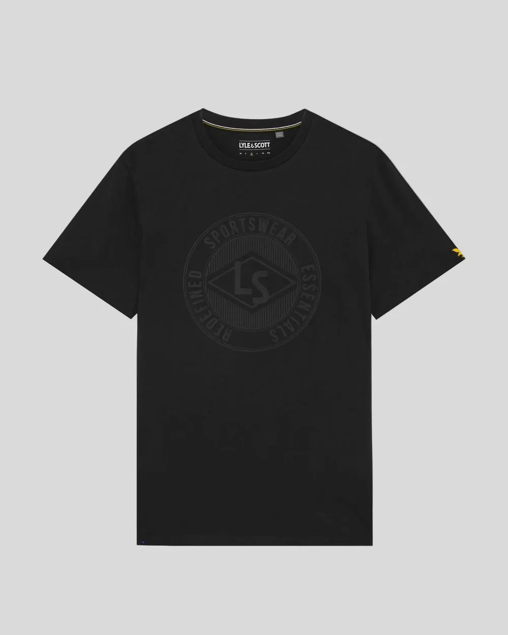 Lyle & Scott Mens Sports Redefined Graphic Logo T-Shirt | Jet Black sold by The Foot Factory product image thumbnail 5