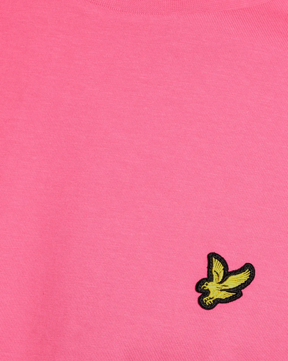 Lyle & Scott Mens Cotton Crew Neck T-Shirt | Hot Pink sold by The Foot Factory product image thumbnail 5