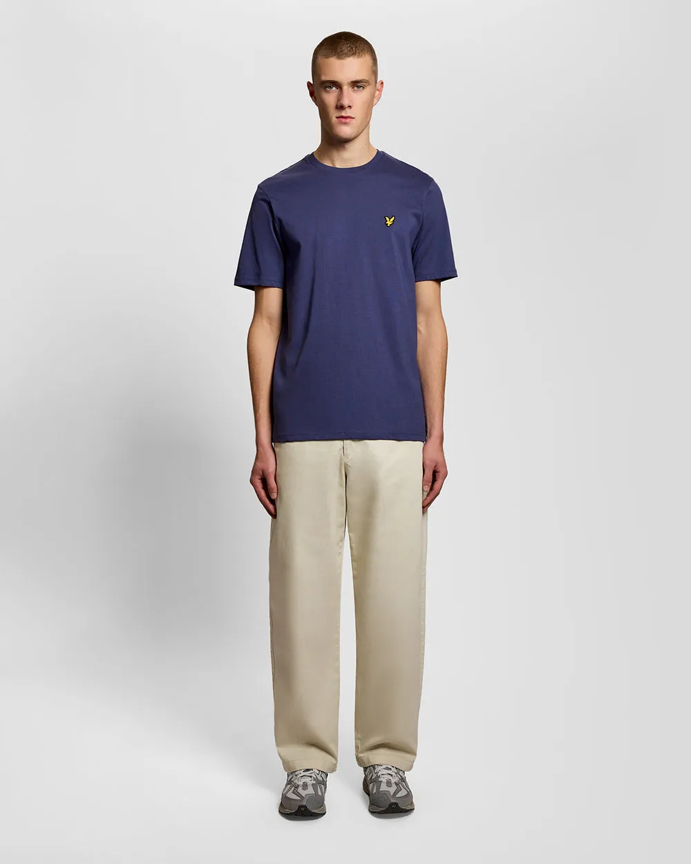 Lyle & Scott Mens Cotton Crew Neck T-Shirt | Rich Navy sold by The Foot Factory product image thumbnail 2