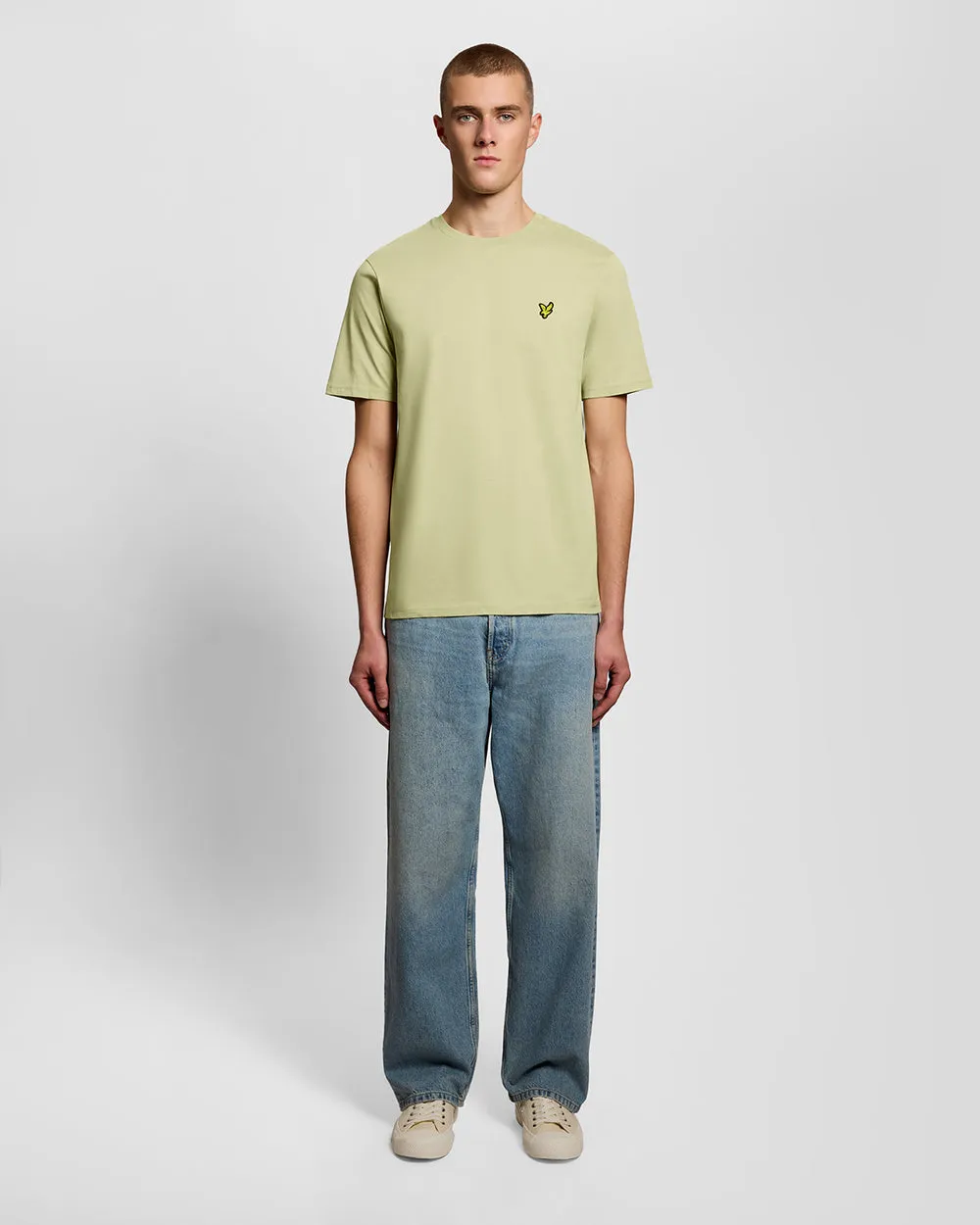 Lyle & Scott Mens Cotton Crew Neck T-Shirt | Herb Green sold by The Foot Factory product image thumbnail 2
