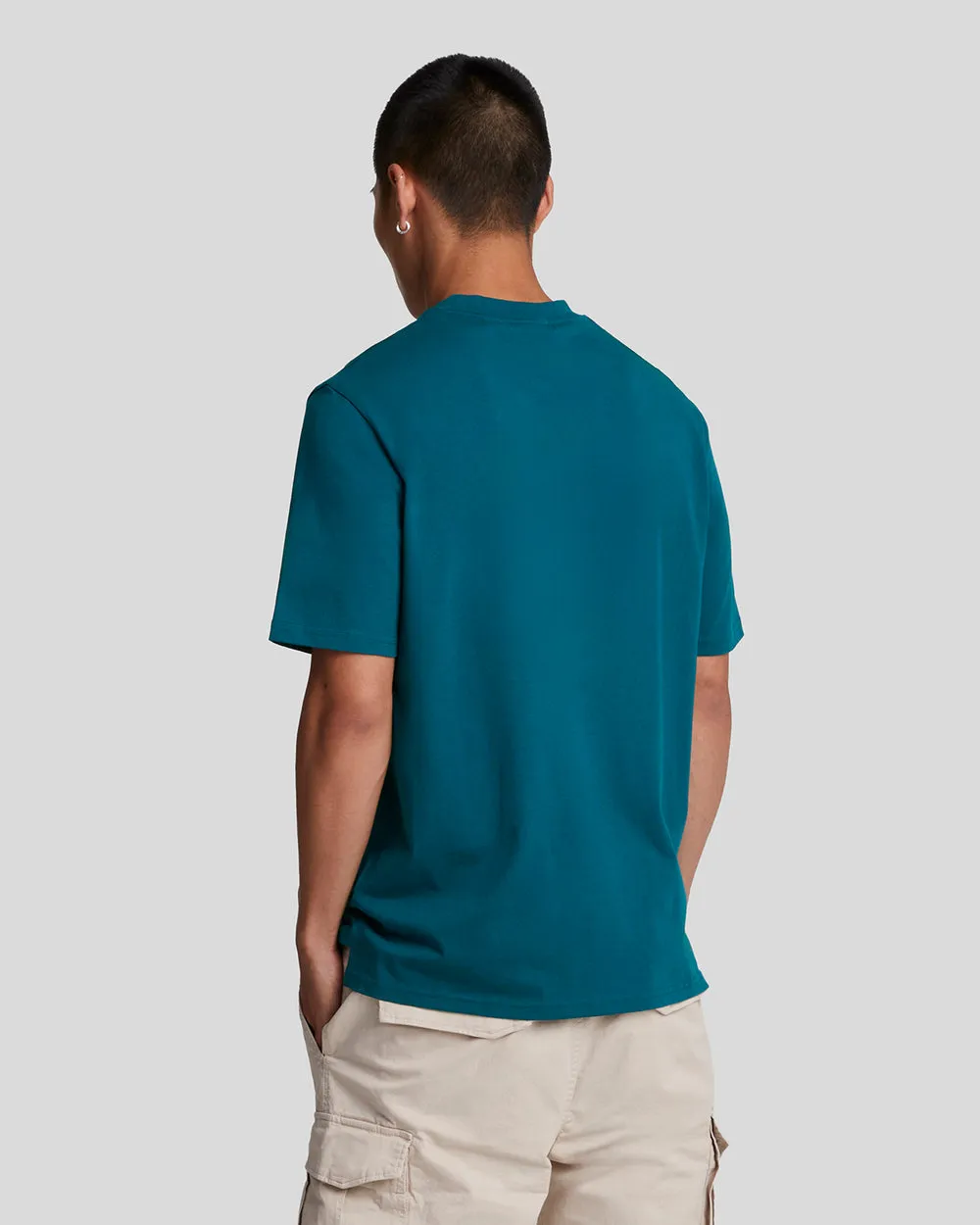 Lyle & Scott Mens Cotton Crew Neck T-Shirt | Apres Navy sold by The Foot Factory product image thumbnail 3