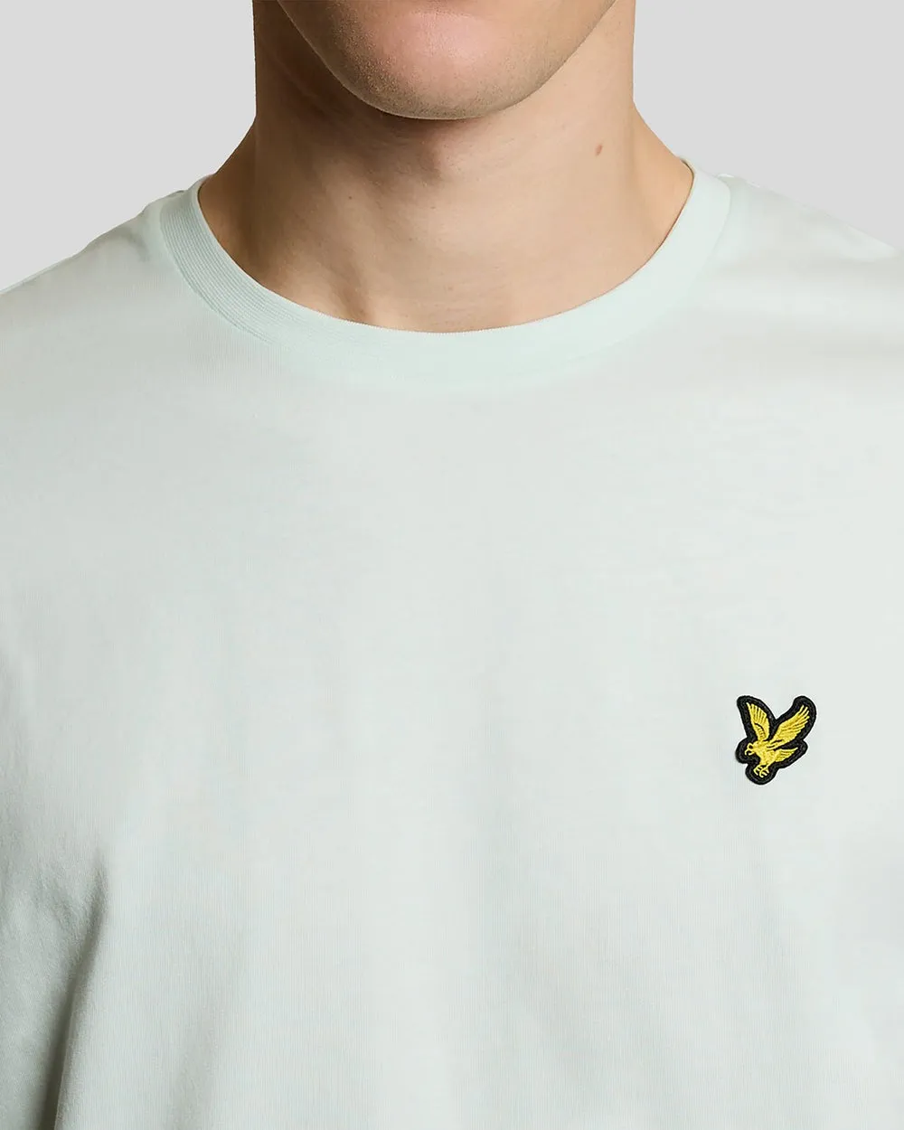 Lyle & Scott Mens Cotton Crew Neck T-Shirt | Blue Ice sold by The Foot Factory product image thumbnail 3