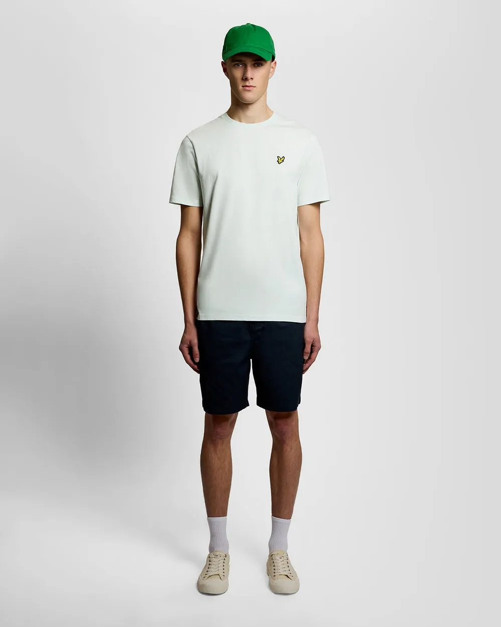 Lyle & Scott Mens Cotton Crew Neck T-Shirt | Blue Ice sold by The Foot Factory product image thumbnail 2