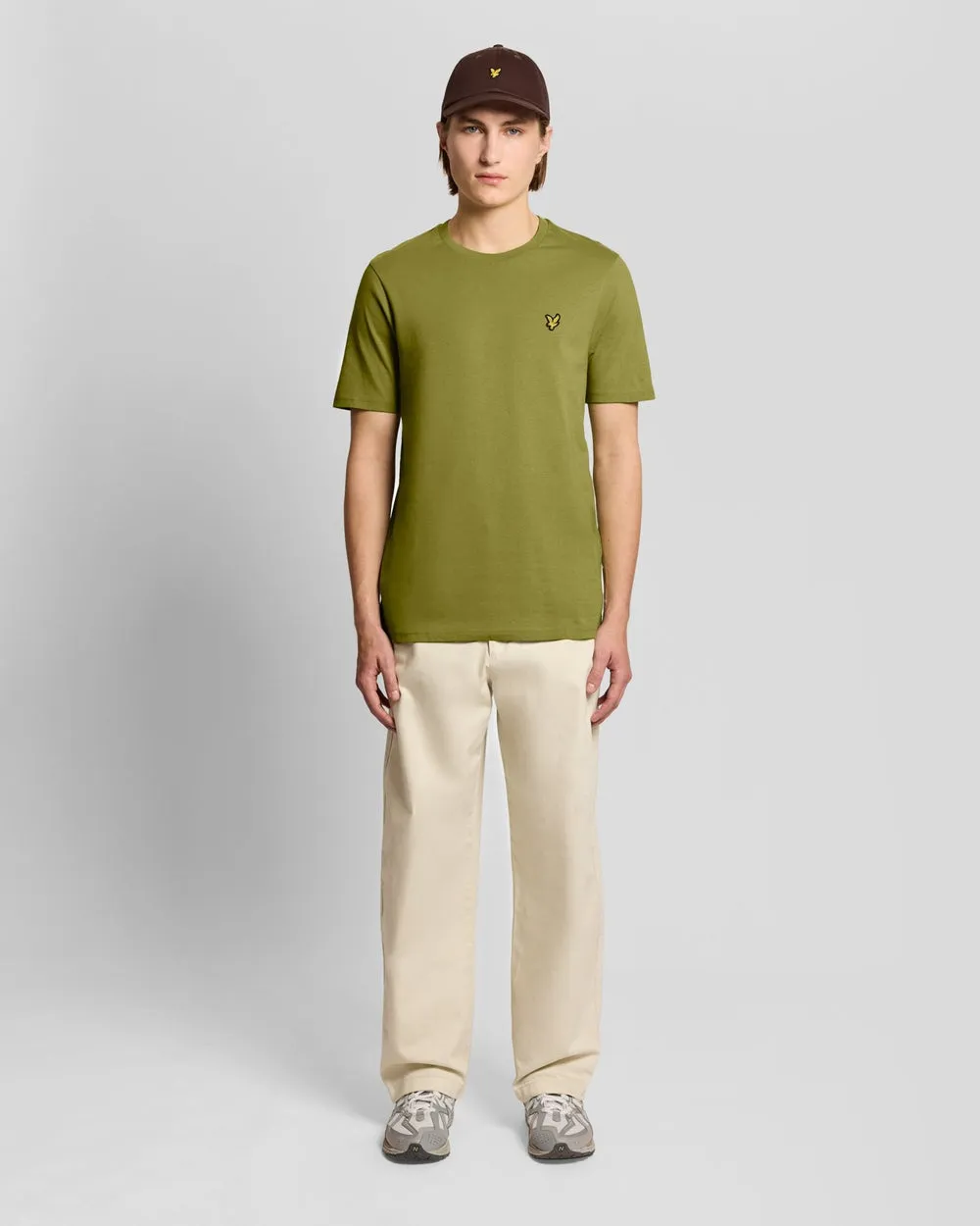Lyle & Scott Mens Cotton Crew Neck T-Shirt | Shrub Green sold by The Foot Factory product image thumbnail 2