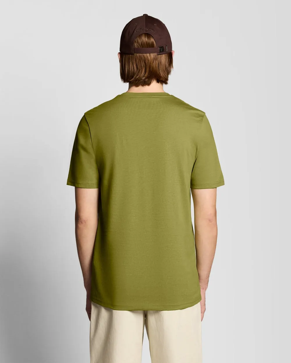 Lyle & Scott Mens Cotton Crew Neck T-Shirt | Shrub Green sold by The Foot Factory product image thumbnail 4