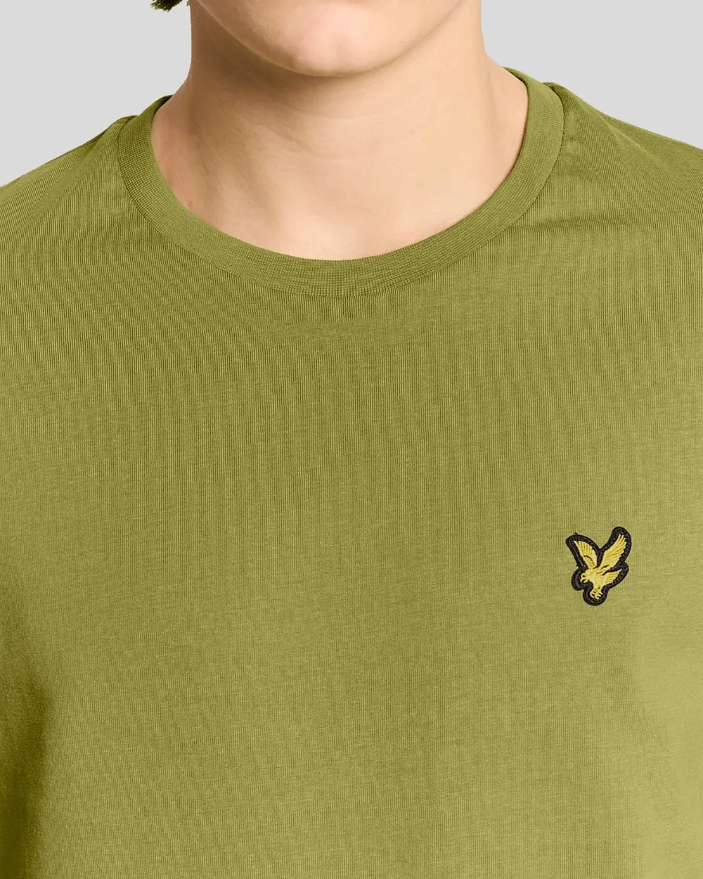 Lyle & Scott Mens Cotton Crew Neck T-Shirt | Shrub Green sold by The Foot Factory product image thumbnail 3