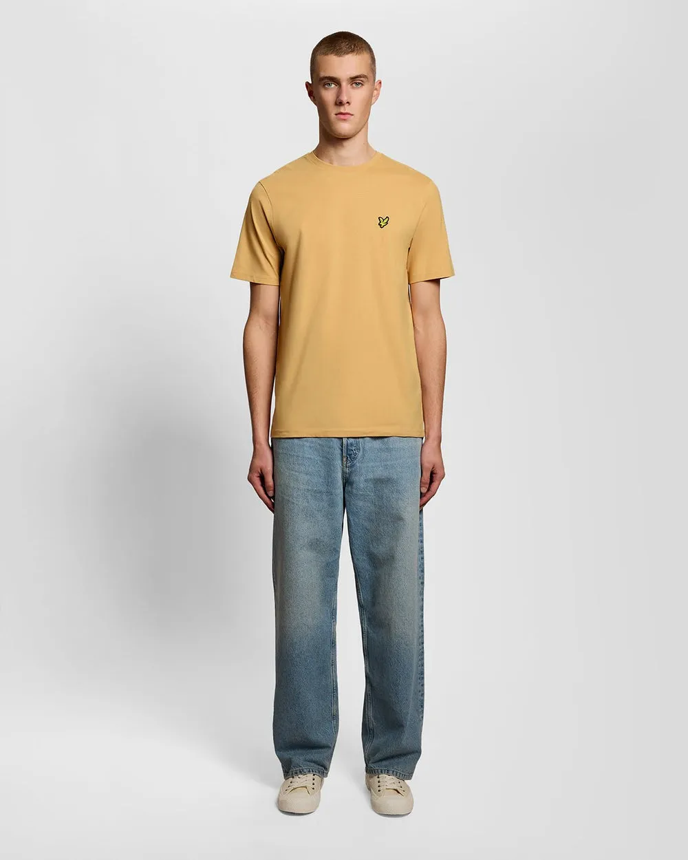 Lyle & Scott Mens Cotton Crew Neck T-Shirt | Honeycomb sold by The Foot Factory product image thumbnail 2